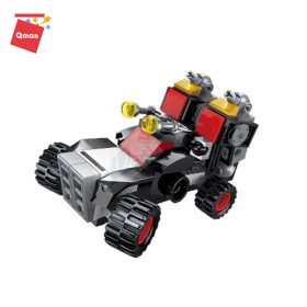 Qman - 6in1 Árész a szuperrobot - Helyzetvédelmi autó - lego-kompatibilis építőjáték