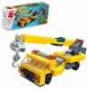 Qman - 6in1 Munkagép robot 05. - Daruskocsi - lego-kompatibilis építőjáték