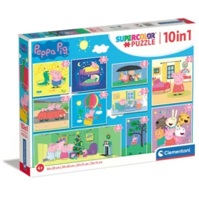 Clementoni Peppa malac 10 in1-ben puzzle szett