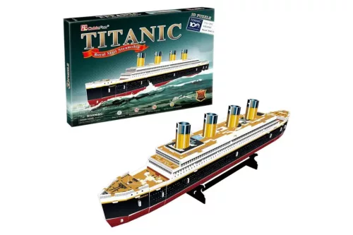 CUBIC FUN - 3D Puzzle - Titanic - kicsi - 35db-os