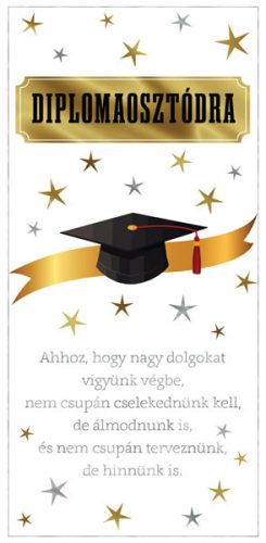 Cardex - Üdvözlőlap - Diplomaosztóra