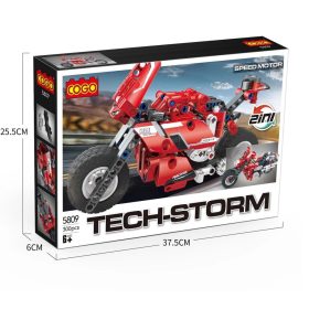   COGO - 2 az 1-ben Motorbiciklik - technic-kompatibilis építőjáték