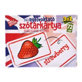 Angol szótanuló kártya