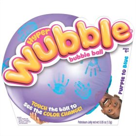 Hyper Wubble - Színváltó labda - Lilából-kék 75cm