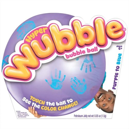 Hyper Wubble - Színváltó labda - Lilából-kék 75cm