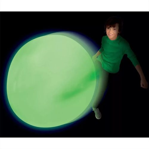 Wubble Glo világító bubble ball - zöld - 75cm