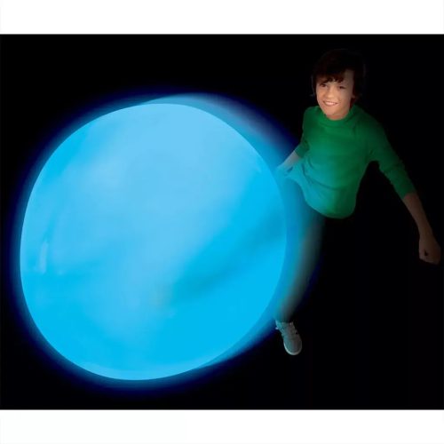 Wubble Glo világító bubble ball - kék - 75cm