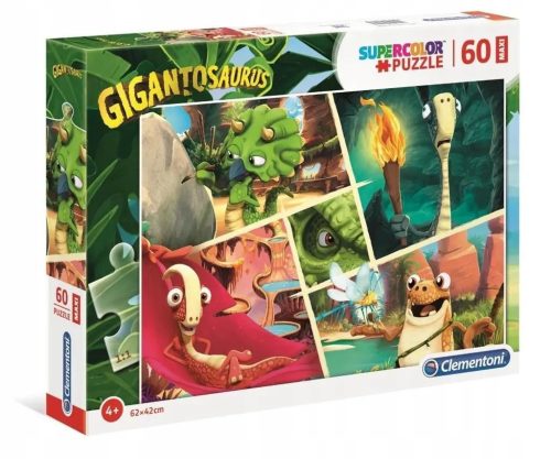 Clementoni - Gigantosaurus - Supercolor 60 db-os  maxi puzzle