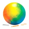 Wubble Groovy Tie Dye bubble ball - kék - 75cm