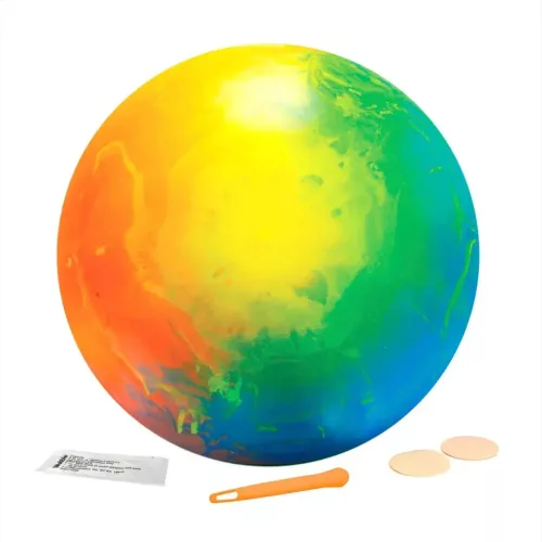 Wubble Groovy Tie Dye bubble ball - kék - 75cm