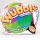 Wubble Groovy Tie Dye bubble ball - pink - 75cm