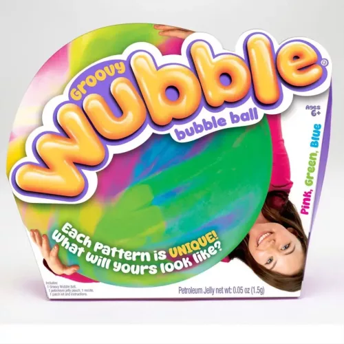 Wubble Groovy Tie Dye bubble ball - pink - 75cm