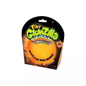   Wubble Tiny Glowzilla világító bubble ball - neon narancs 30cm