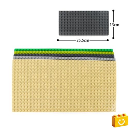 WANGE 8805 | építőjáték alaplap - 100% kompatibilis minden más kedvelt márkával | 16x32 bütyök - Több színben - sötétzöld