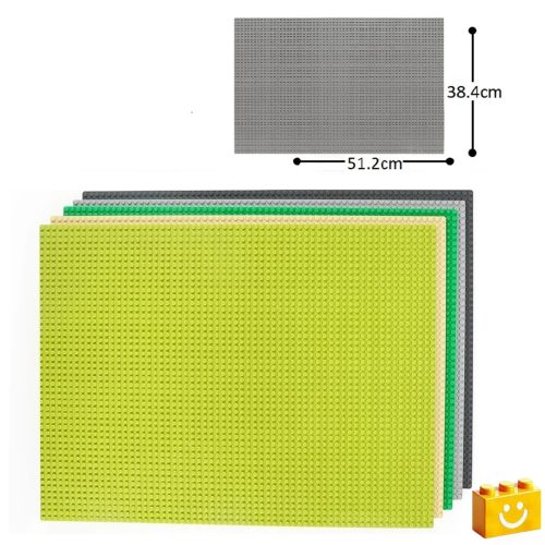 WANGE 8807 | építőjáték alaplap - 100% kompatibilis minden más kedvelt márkával | 48x64 bütyök - Több színben - sötétzöld