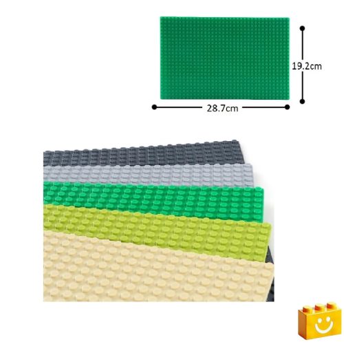 WANGE 8809 | építőjáték alaplap - 100% kompatibilis minden más kedvelt márkával | 24x36 bütyök - Több színben - világosszürke