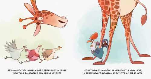 Szalay Könyvek - A zsiráf aki nem fért el egy lapon - mesekönyv