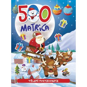 Télapó postavonata 500 db matricával  - matricás album