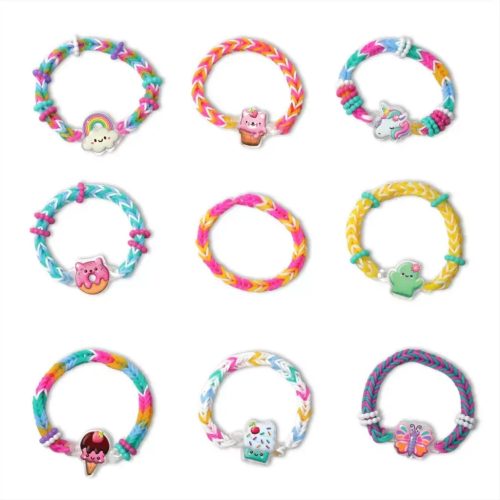 Rainbow Loom Auto Loom Cutie Club gumikarkötő készítő szett