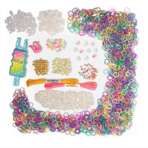 Rainbow Loom Auto Loom Loomi-Pals gumikarkötő készítő szett gyöngyökkel