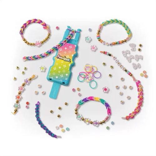 Rainbow Loom Auto Loom Loomi-Pals gumikarkötő készítő szett gyöngyökkel