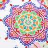 Mandala virágok - gyémánt mozaik festés - 30x30 cm