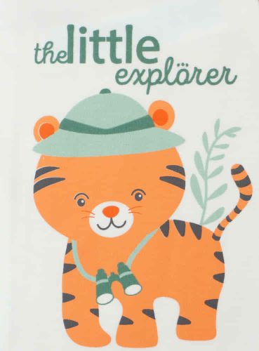 Hosszú ujjú vékony pamut hálózsák tigris mintával 1 TOG