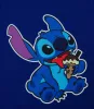 Rövid ujjú lányka póló Stitch mintával