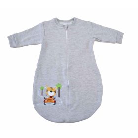   Belül bolyhos hosszú ujjú hálózsák Tigris mintával 2,5 TOG