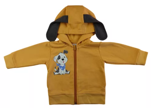 Belül bolyhos 2 részes fiú szabadidő szett Kutyus mintával