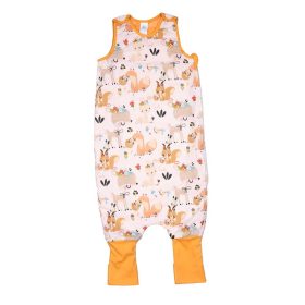 Állatmintás ujjatlan bélelt tipegő hálózsák 2 TOG