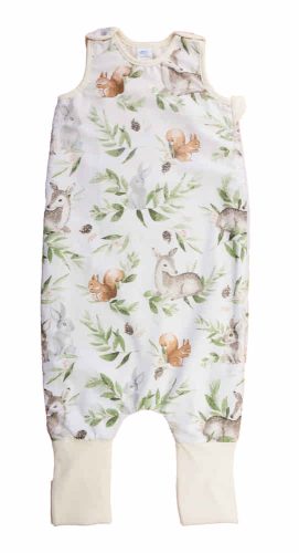 Állatmintás ujjatlan bélelt tipegő hálózsák 2 TOG