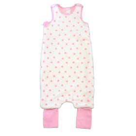   Wellsoft ujjatlan bélelt tipegő hálózsák Szivecskés mintával 3,0 TOG