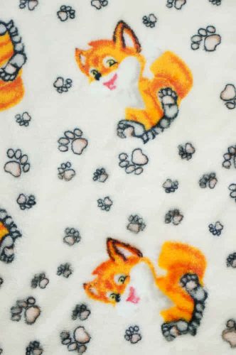 Wellsoft ujjatlan tipegő hálózsák kisróka mintával 3,0 TOG