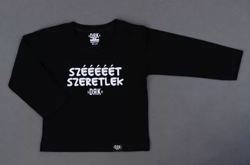 Hosszú ujjú póló  Dorko DRK "Szééééét Szeretlek" mintával