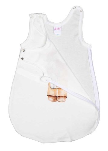 Ujjatlan vékony pamut hálózsák Macis mintával 1 TOG