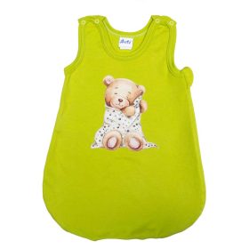 Ujjatlan vékony pamut hálózsák Macis mintával 1 TOG