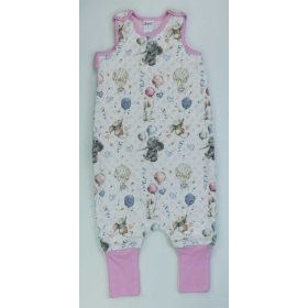   Ujjatlan Minky tipegő hálózsák Elefántos mintával 2 TOG