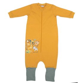   Hosszú ujjú vékony pamut tipegő hálózsák szafaris mintával 1 TOG