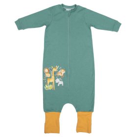   Hosszú ujjú vékony pamut tipegő hálózsák szafaris mintával 1 TOG