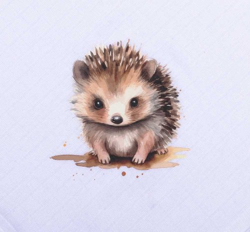 Textil tetra pelenka süni mintával 70x70cm