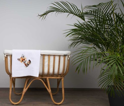 Textil tetra pelenka kisróka mintával 70x70cm