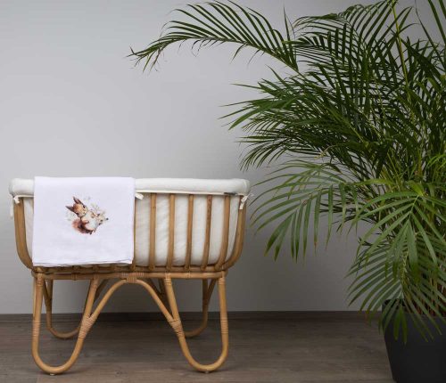 Textil tetra pelenka mókus mintával 70x70cm