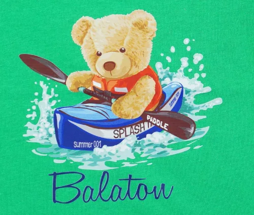 Rövid ujjú Balatonos macis póló