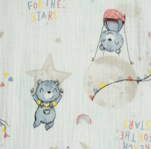 Ujjatlan tipegő hálózsák maci mintával 1 TOG