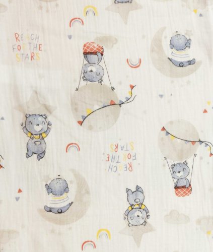 Ujjatlan tipegő hálózsák Macis mintával 1 TOG