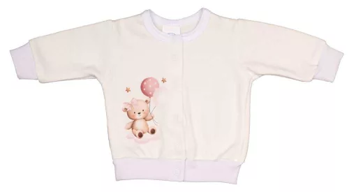 5 részes belül bolyhos kislány baba szett Macis mintával