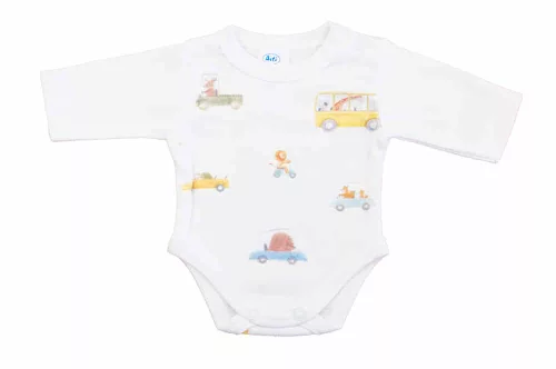 Baba body, hosszú ujjú, Autós mintával