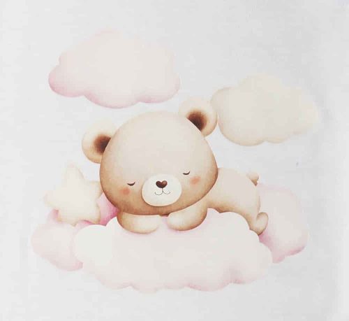 Ujjatlan tipegő hálózsák Macis mintával 1 TOG