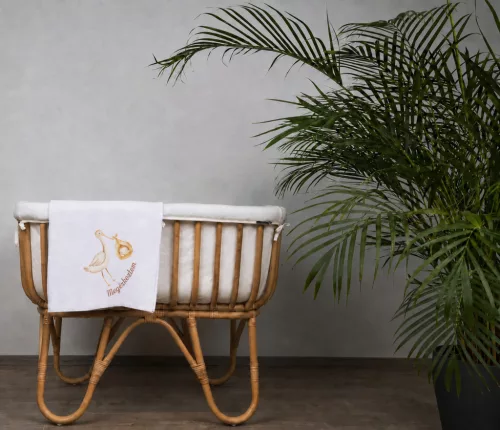 Textil tetra pelenka gólyás mintával 70x70cm
